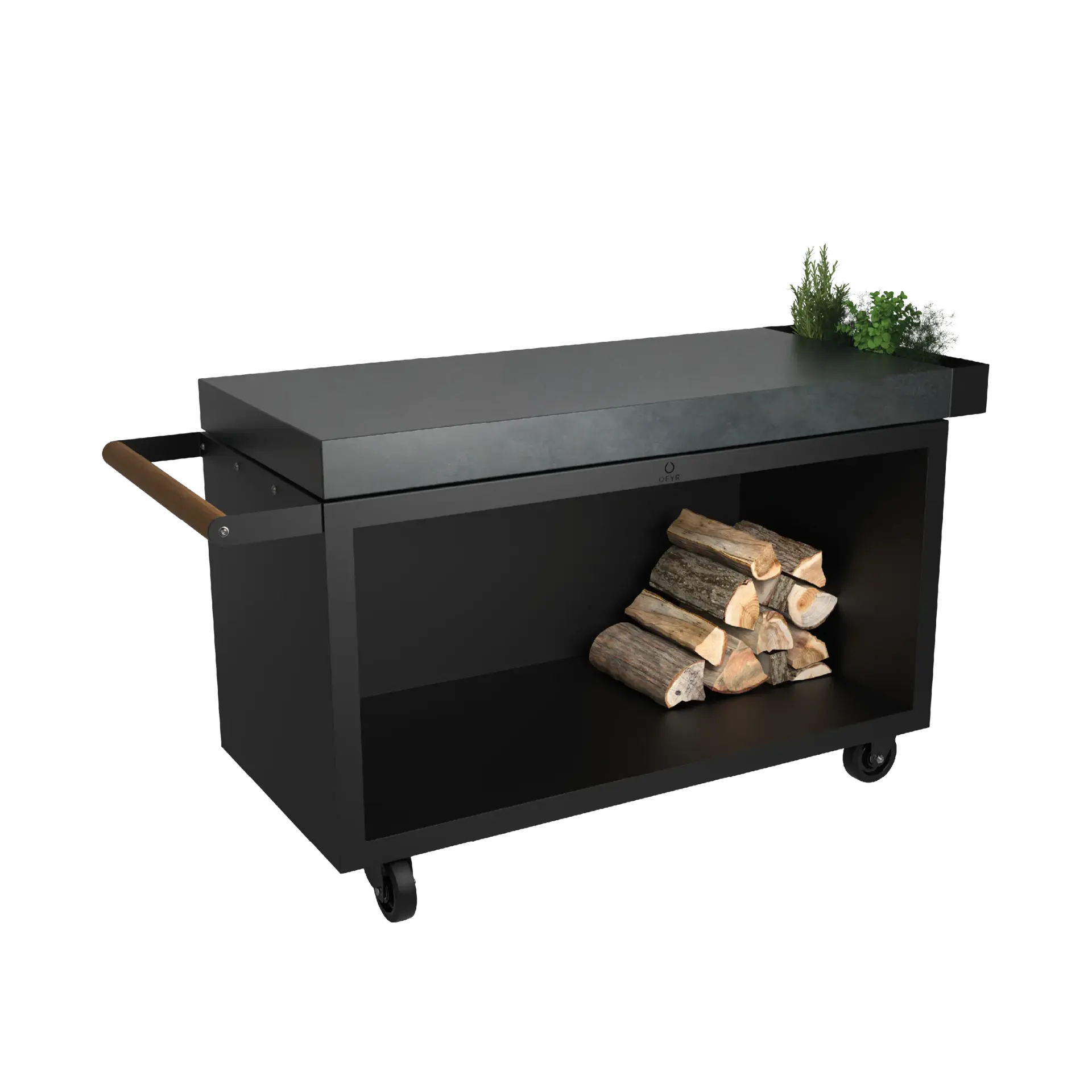 OFYR Mise en Place Table Black 135 PRO Ceramic Dark Grey