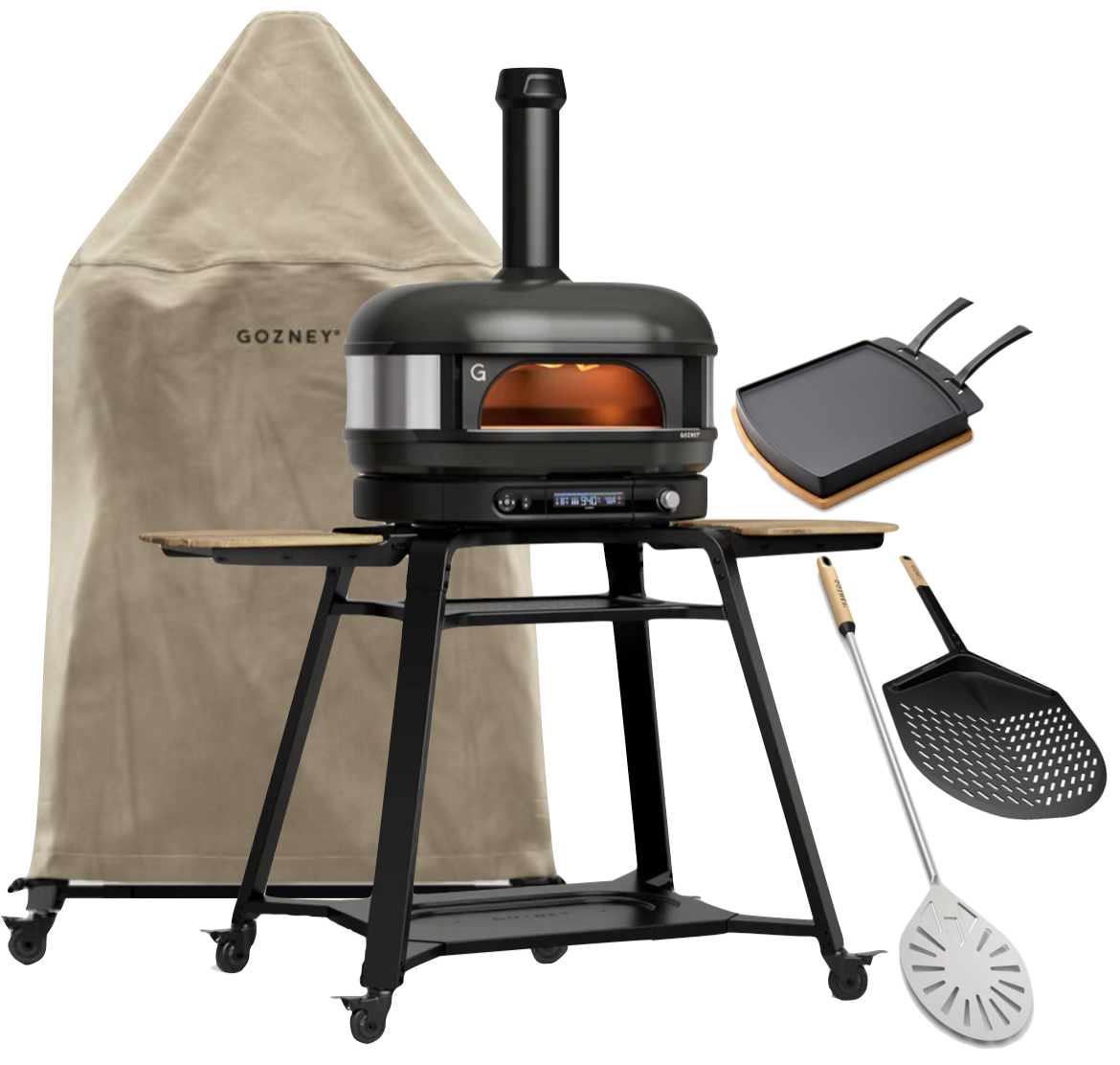 Gozney Dome Gen 2.0 Schwarz - Starter Set inkl. Gestell