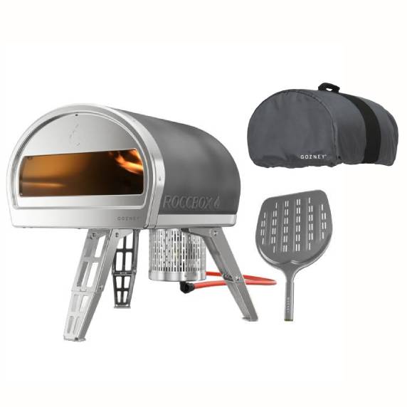 Gozney Roccbox Gas Burning Grau - inkl. Abdeckhaube Gozney Roccbox Gas Burning Grau - inkl. Abdeckhaube