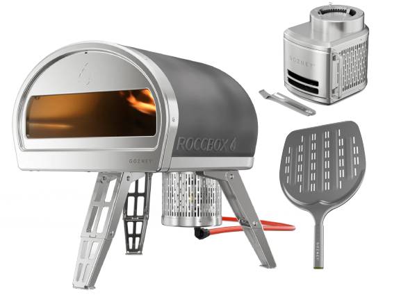 Gozney Roccbox Gas Burning Grau - inkl. Holzbrenner Gozney Roccbox Gas Burning Grau - inkl. Holzbrenner