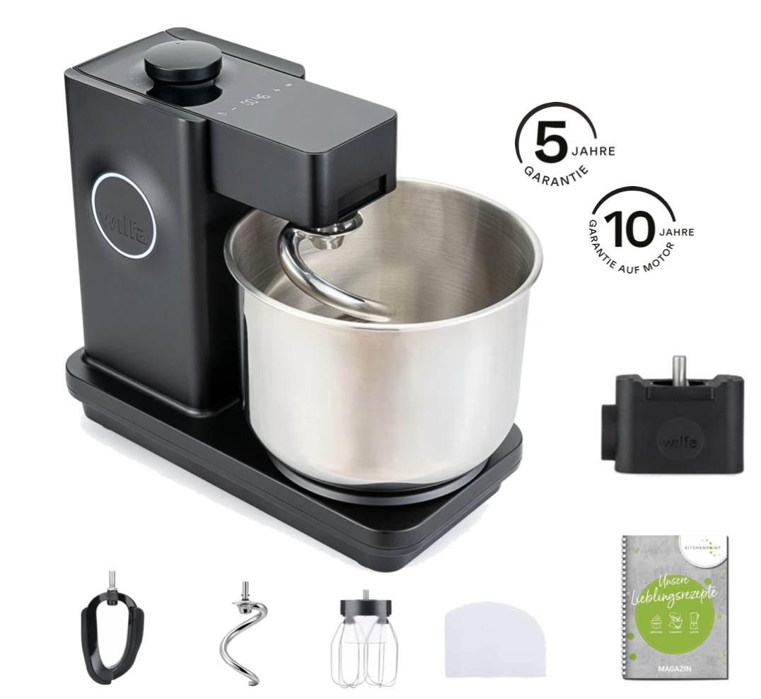 Wilfa Küchenmaschine Probaker Timer schwarz - Adapter Set Wilfa Küchenmaschine Probaker Timer schwarz - Adapter Set