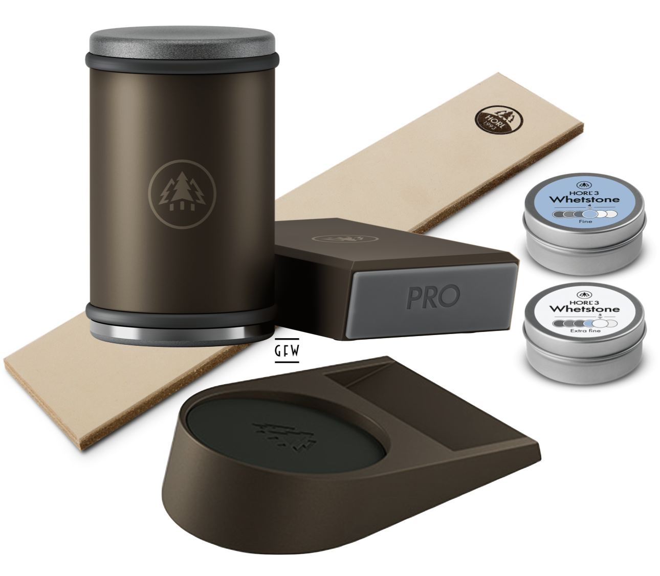 HORL 3 Pro Rollschleifer Station Premium Schärfe Set