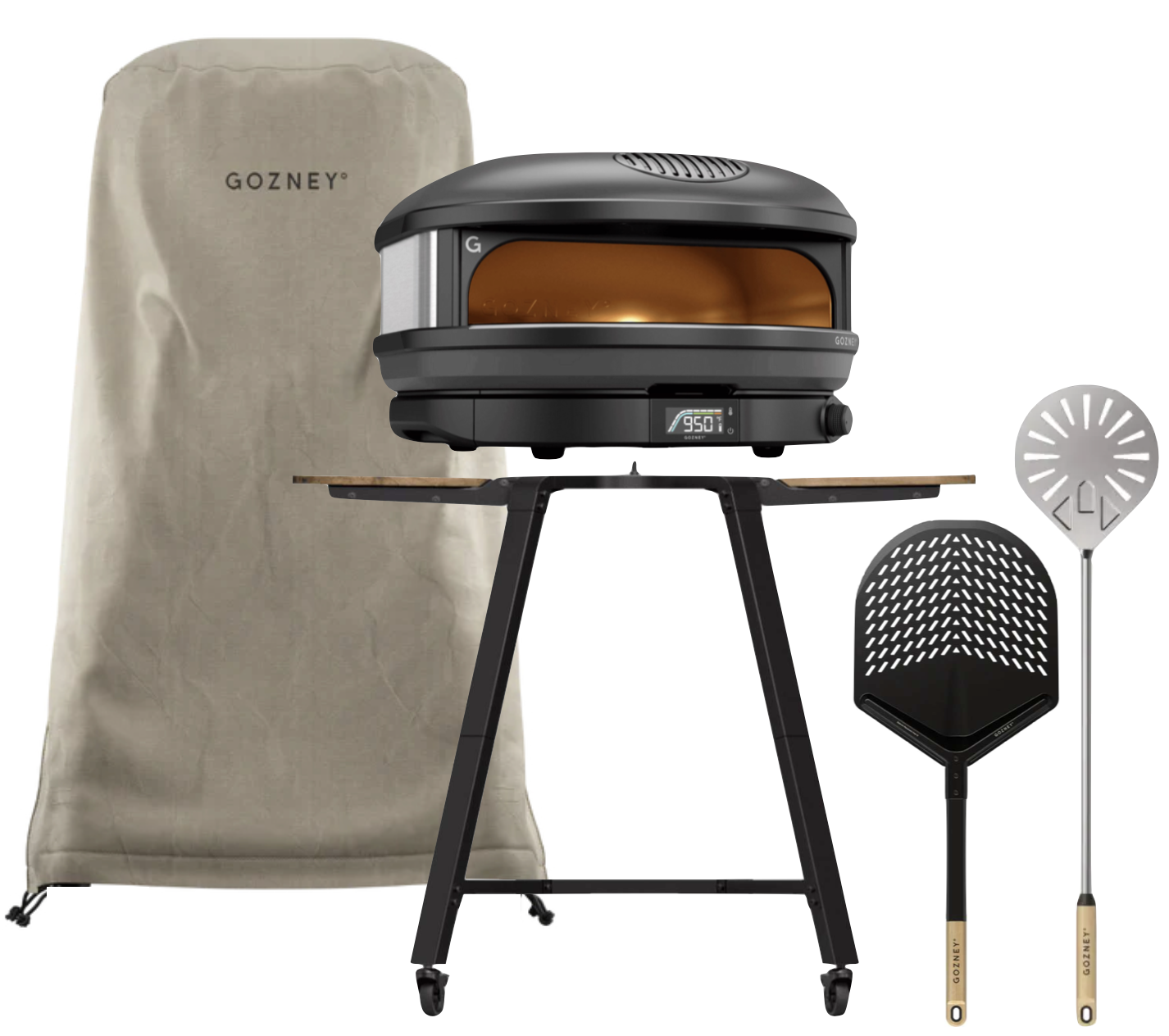 Gozney Arc XL Schwarz - Komplett Set mit Gestell