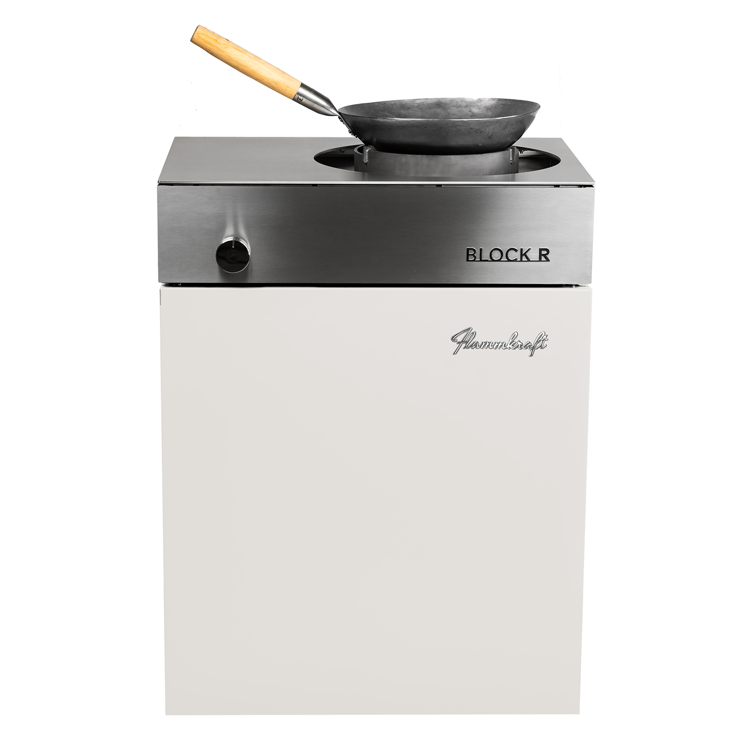 Flammkraft Block R Elfenbeinweiß - Wokbrenner Flammkraft Block R Elfenbeinweiß - Wokbrenner