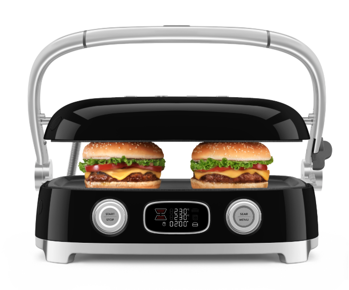 Smeg 50's Style Kontaktgrill - Schwarz