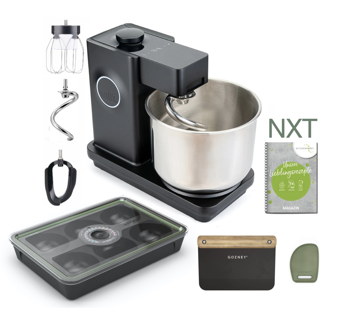 Wilfa Küchenmaschine PROBAKER NXT, Schwarz - Pizza Set