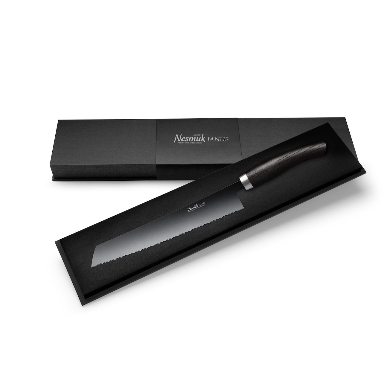 Nesmuk Janus Brotmesser 270  Mooreiche Nesmuk Janus Brotmesser 270  Mooreiche