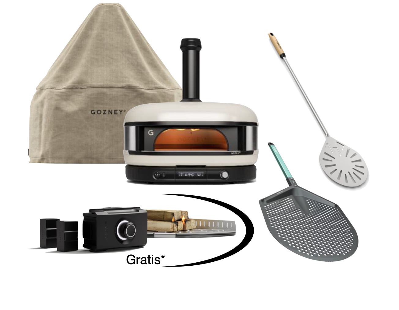 Gozney Dome Gen 2.0 XL Creme - Starter Set