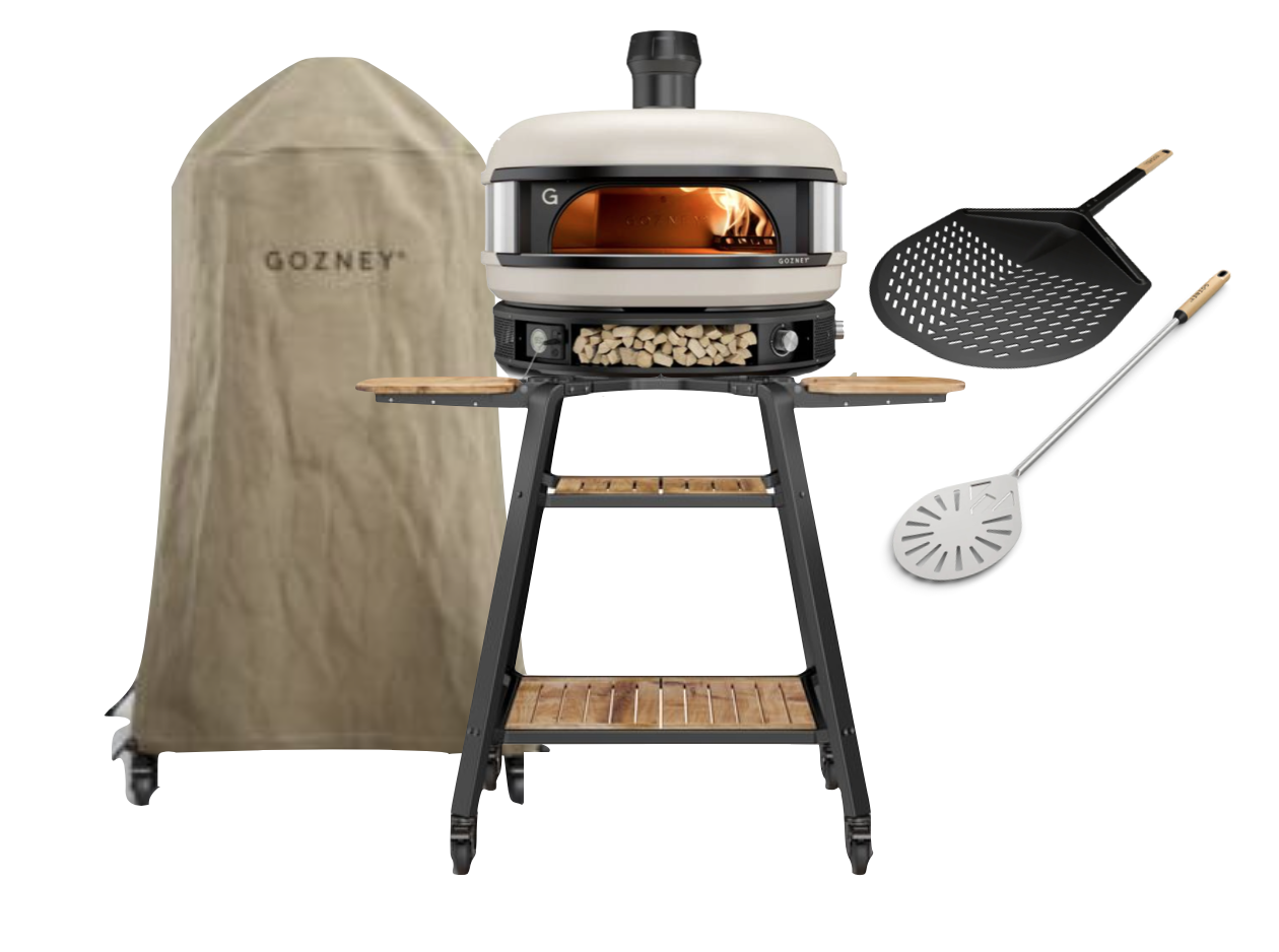 Gozney Dome Dual Fuel Creme Starter Set mit Gestell Gozney Dome Dual Fuel Creme Starter Set mit Gestell