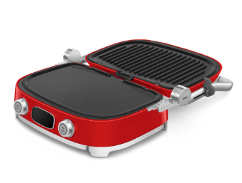 Smeg 50's Style Kontaktgrill - Rot