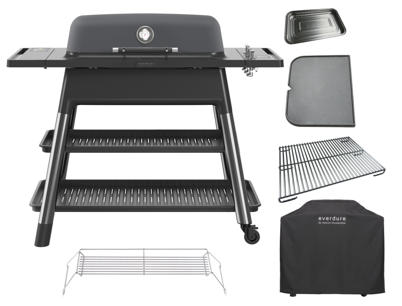 Everdure FURNACE Gasgrill graphite Komplettpaket - SALE
