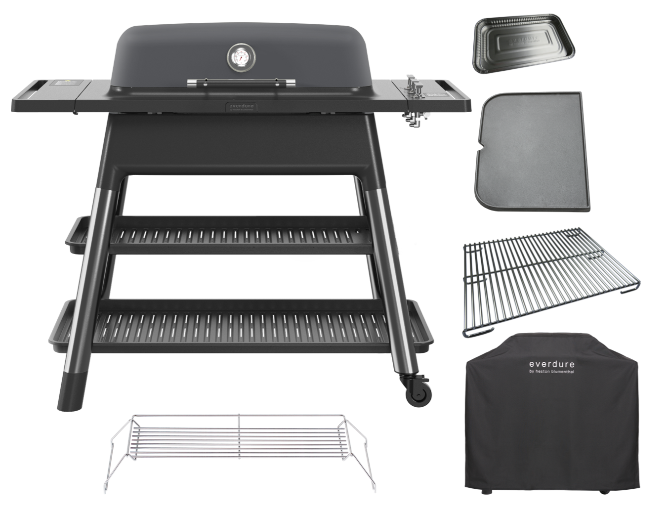 Everdure FURNACE Gasgrill graphite Komplettpaket