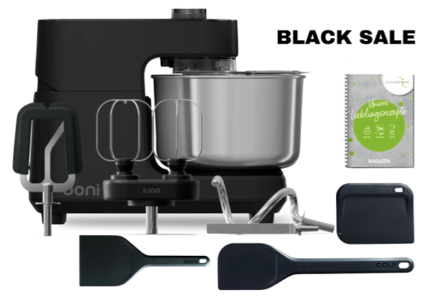 Ooni Halo Core Spiralkneter Foundry Black - Black Week Set